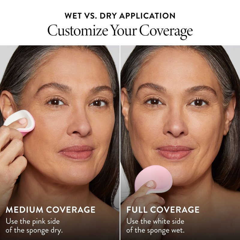 LAURA GELLER NEW YORK Baked Double Take Powder Foundation - Medium - Buildable Medium to Full Coverage - Matte Finish