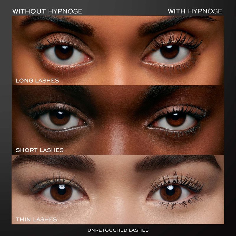 Lancôme Hypnôse Buildable & Volumizing Mascara – Customizable Volume for Natural or Bold Lash Look– Smudge & Clump-Free Lengthening & Volumizing Mascara– Extreme Black