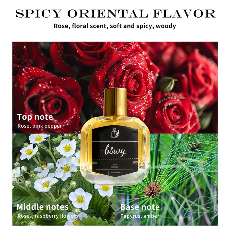 Perfume for Unisex, Eau De Parfum Inspired by Byrdo Rose Of No Man's Land With Notes of Rose, Floral, Pink Pepper & Woody Long-Lasting Perfume For Women - Spray 3.4 fl. oz