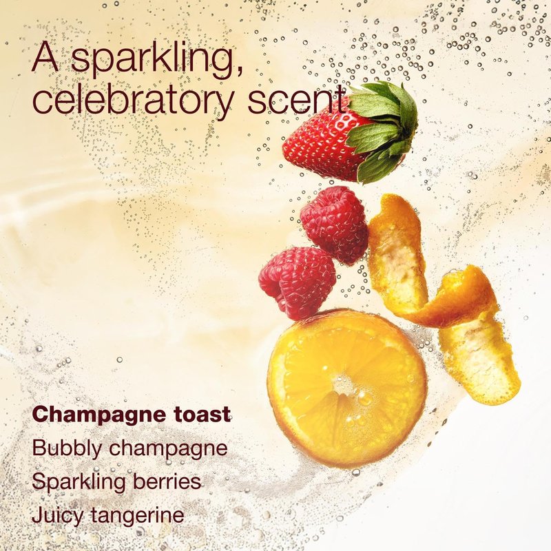 Bath & Body Works Champagne Toast, Sunshine & Lemons, Strawberry Pound Cake & Eucalyptus Mint Hand Sanitizer with Pump Bundle - Conditioning Hand Sanitizer for Soft, Clean Hands - Thoughtful Gift