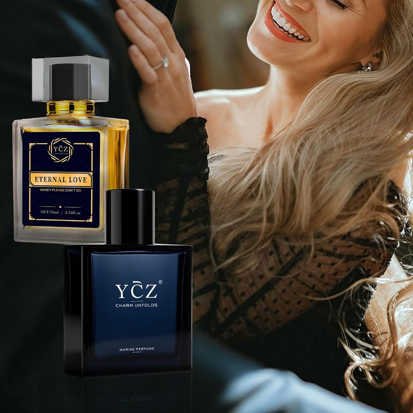 Ycz Cologne for Men - Long-Lasting Marine & Spicy Wood Fragrance | 1.7oz Sleek Bottle for Elegant Gifts