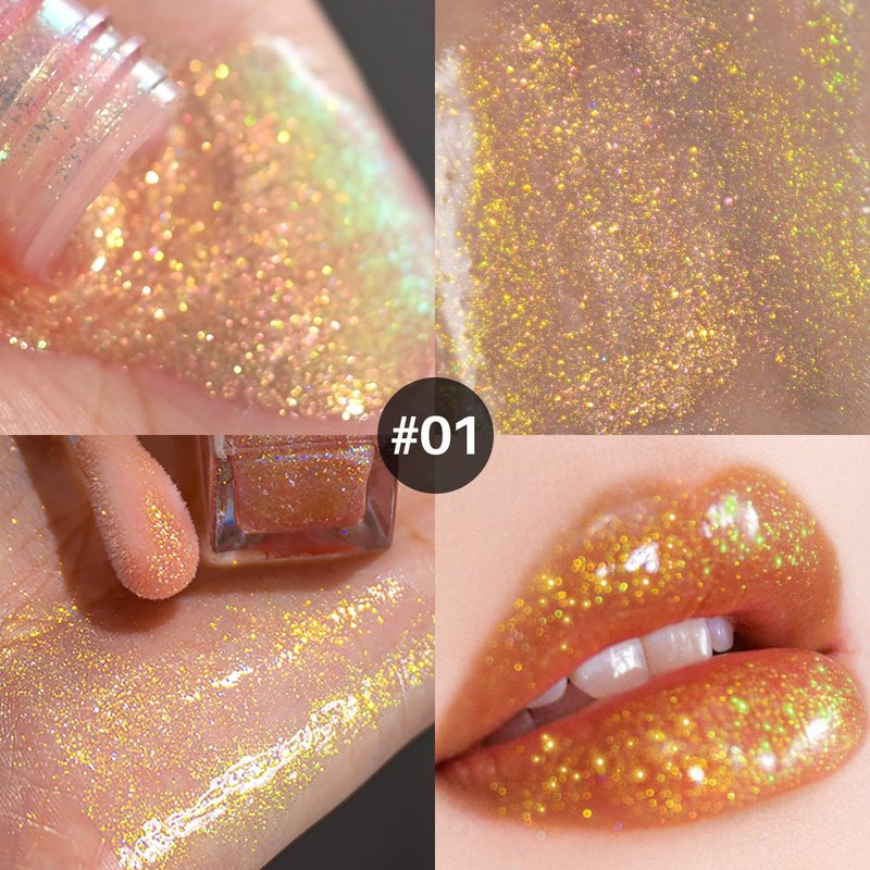 Charmacy Chameleon Lip Gloss - Multi-Color Shifting Hydrating Formula | Long-Lasting High-Shine Finish (0.27 Fl Oz)