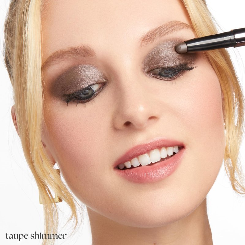 Julep Eyeshadow 101 Cream-to-Powder Waterproof Eyeshadow Stick – Taupe Shimmer – Long-Lasting, Buildable, Crease-Proof, Cruelty Free, Shimmer Finish with Built-In Smudger