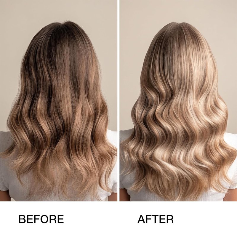 GK HAIR Vegan Leave-In Conditioner Spray - Lightweight Frizz Control & Heat Protectant for All Hair Types, 120ml