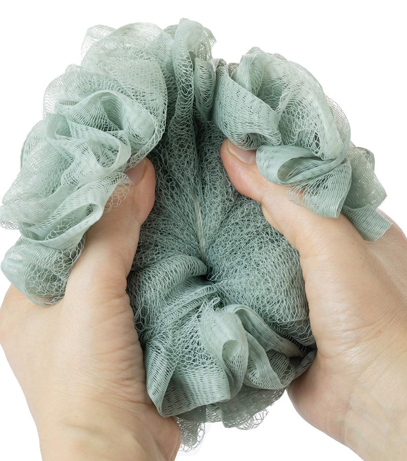 KAKOOI Bath Sponges, Shower Loofah for Body Exfoliation(1 pcs, Linen)