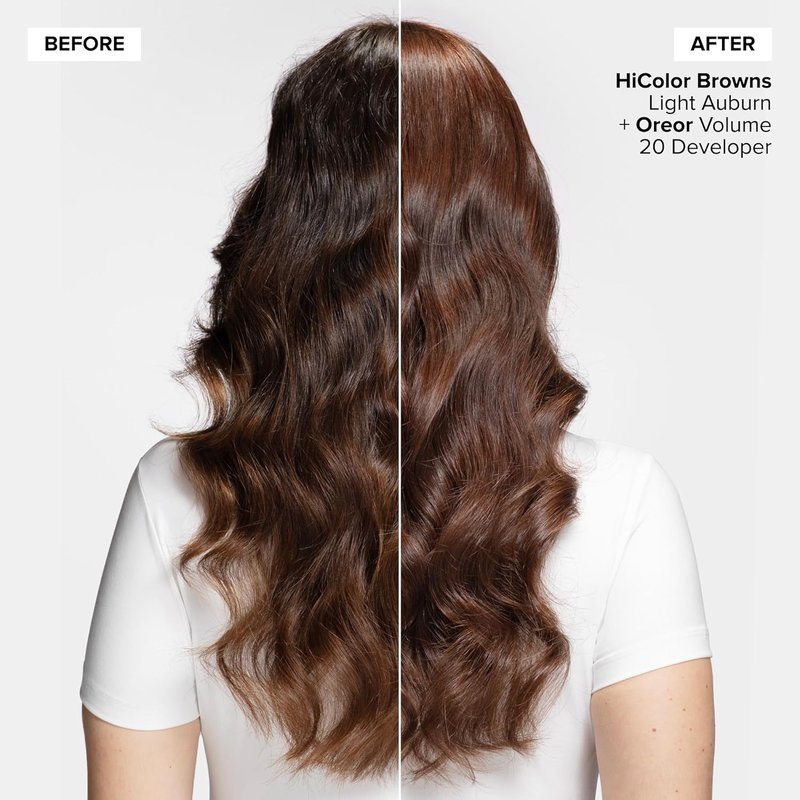 L'Oréal Technique HiColor Permanent Hair Color - Rich Browns & Blondes, One-Step Dark Hair Lift, No Brassiness