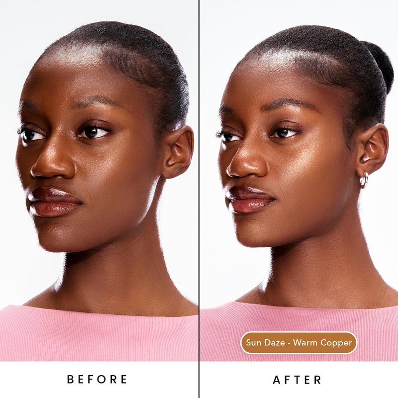 Sacheu Liquid Glow STAY-N Liquid Highlighter & Illuminator Makeup — 30ml Long Lasting Luminous Glow Lightweight Dewy Finish, Sun Daze