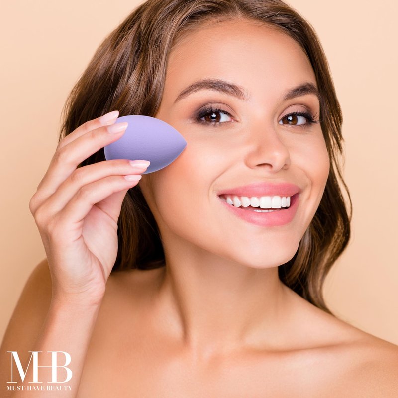 3pc Pastel Makeup Sponge Set – Beauty Blender for Foundation, Blush, Concealer, Eyeshadow, Contour & Highlighter | Soft Cosmetic Sponge Value Pack for Women – Flawless Finish