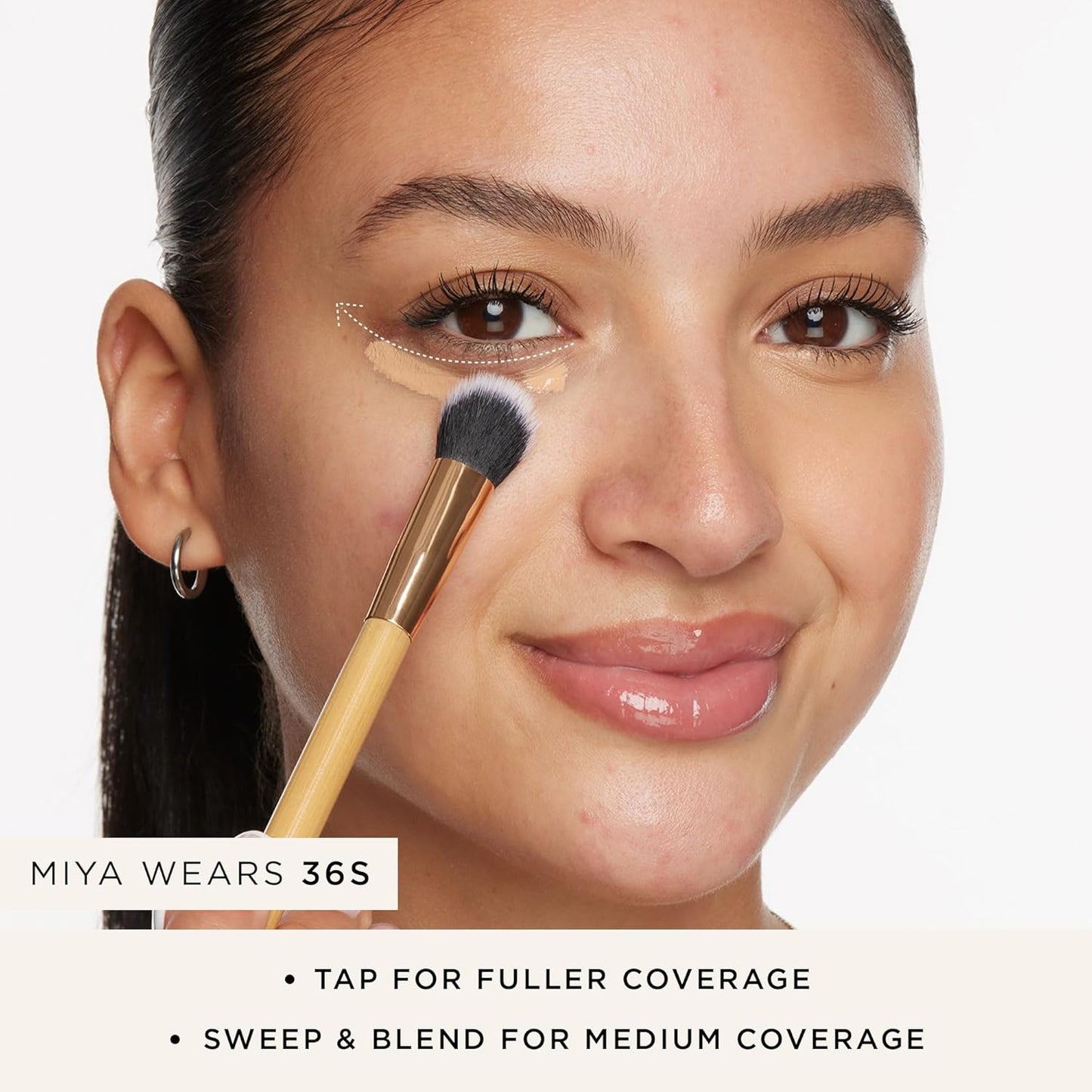 Tarte Concealer Brush - Effortless Application for Dark Circles & Discoloration | Vegan & Cruelty-Free