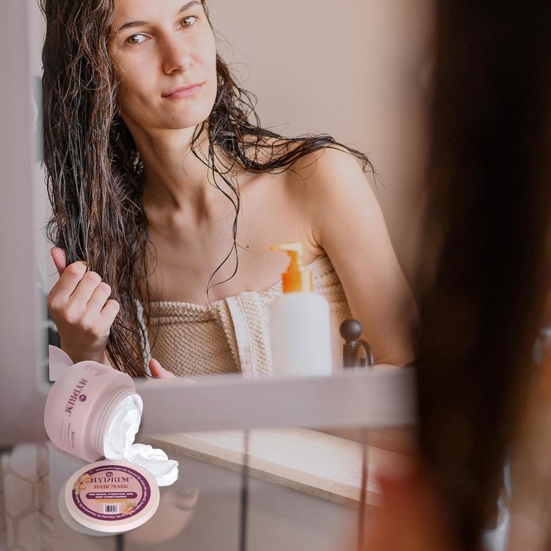 Skiennix Deep Conditioning Hair Mask - Hydrating Repair Treatment with Argan Oil & 10 Oils | 8.45 fl oz