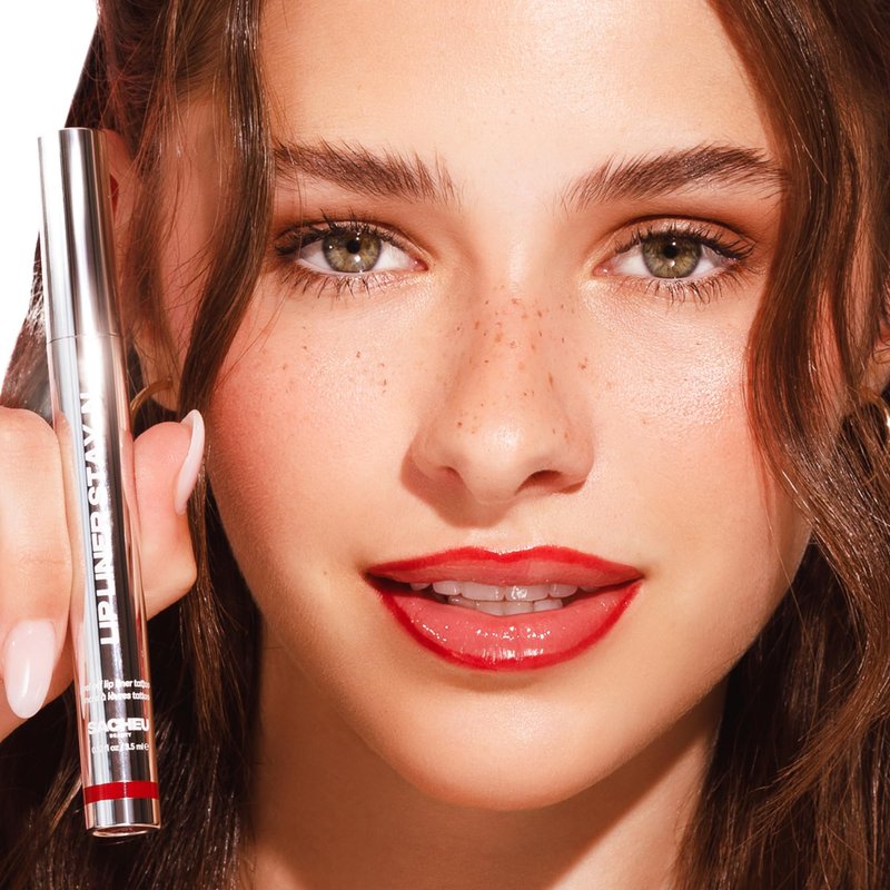 Sacheu Lip Liner STAY-N Peel Off Lip Stain — Long Lasting Waterproof Lip Tint with Hyaluronic Acid & Vitamin E — Transfer Proof Matte Finish, Vegan & Cruelty-Free (getREDy)