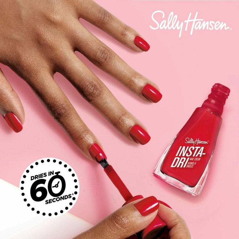 Sally Hansen Insta-Dri Pride Nail Polish | Quick Dry, Long Lasting, Streak-Free Shine | Opaque, Shiny | 764 Slay Another Day | Off-White Nail Color