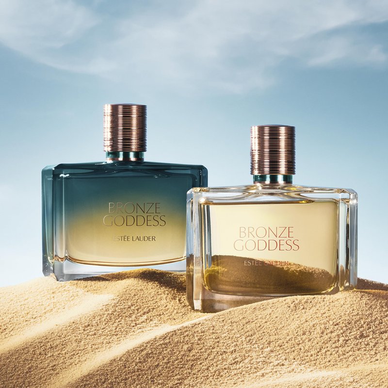 Estée Lauder Bronze Goddess Nuit Eau de Parfum Spray with notes of Ylang Ylang, Jasmine Sambac & Salted Coconut | Perfumes for Women, 3.4 Fl Oz