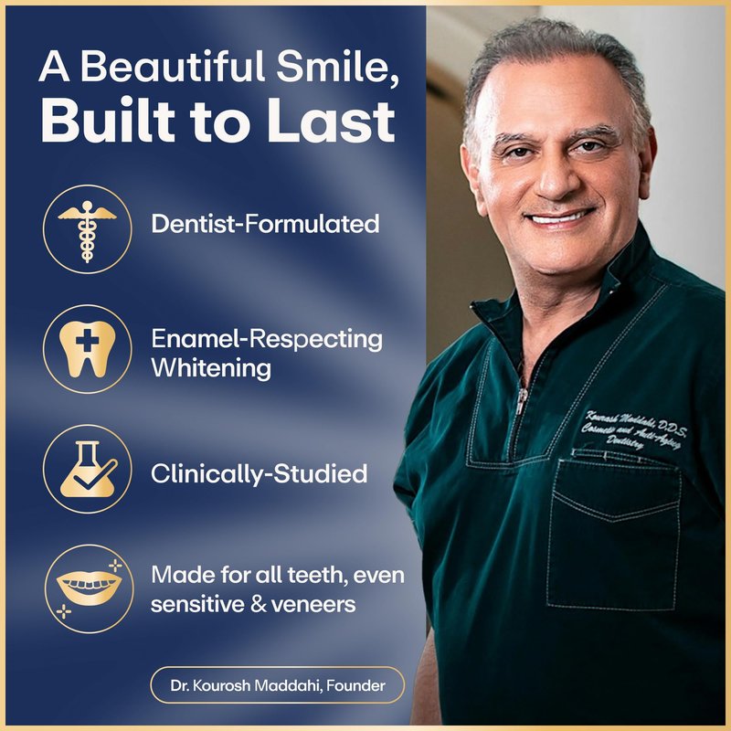 Lumineux Teeth Whitening Strips Kit - 9 Treatments (1 Month) - Peroxide Free - Enamel Safe for Whiter Teeth - Whitening Without The Sensitivity - Dentist Formulated - Sensitivity Free