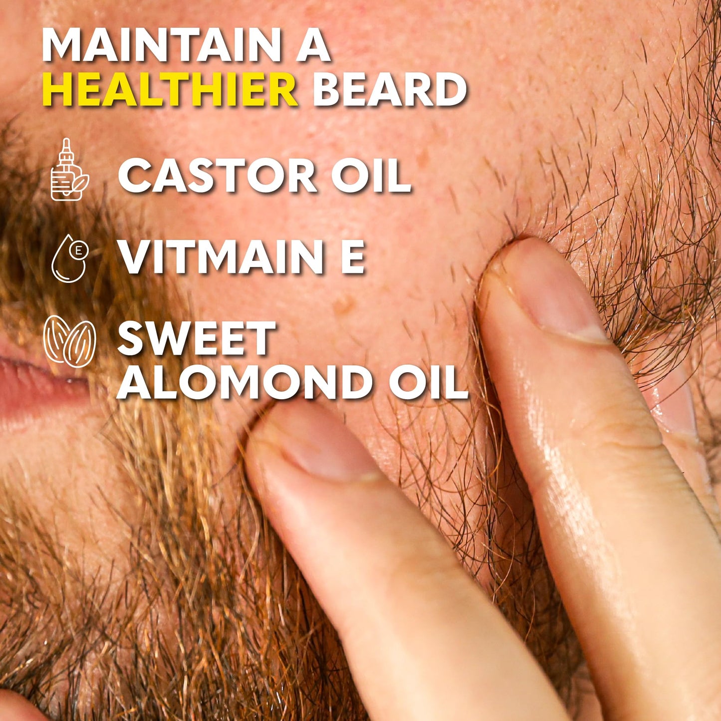 The Beard Club Premium Cedar Beard Oil for Men - Natural Castor & Almond Oils - Beard & Mustache Conditioner - Hydrates, Moisturizes, Softens & Soothes Dry Skin - Strengthens Hair Follicles