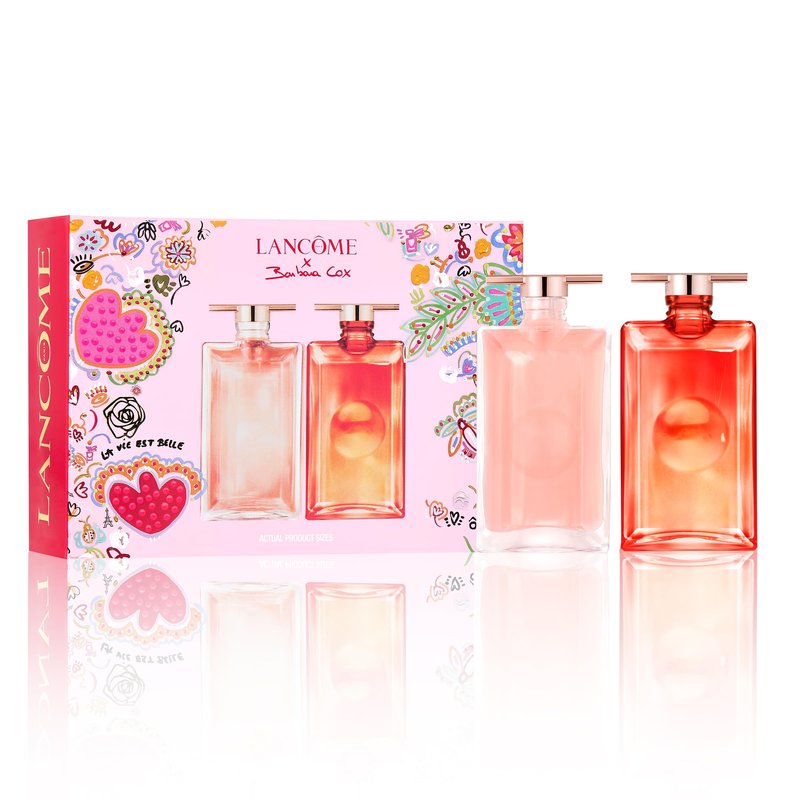 Lancôme Mother's Day Mini Perfume Gift Set, Includes Idôle and Peach 'N Roses Eau de Parfum, Long Lasting Women's Fragrances, Notes of Bergamot, Citrus, Rose, Jasmine, and Vanilla, Floral & Sweet