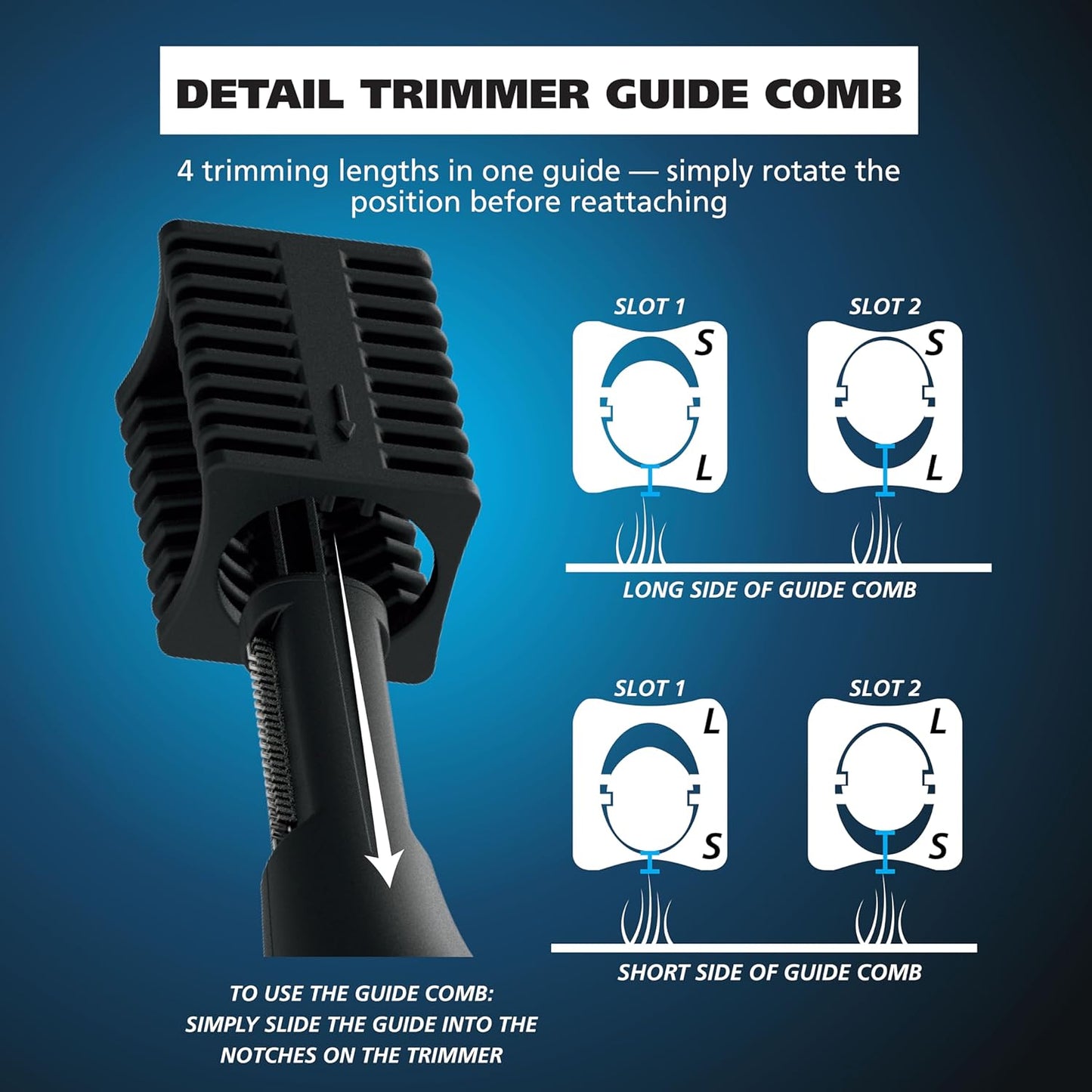 Wahl Pro Series® Rechargeable Eyebrow, Ear & Nose Hair Trimmer for Men – Painless DualTech® Eyebrow Trimmer & Facial Hair Removal Device – Model 3025656