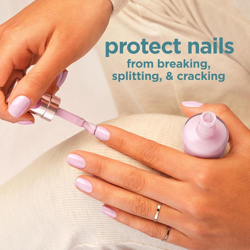 Sally Hansen Color Therapy Nail Polish - Biotin & Argan Oil Formula for Healthy Nails | Opaque Pink - Citrus Spritz 462