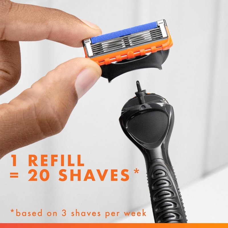 Gillette Fusion5 Power Razor for Men - Precision Shaving Handle with 1 Blade Refill