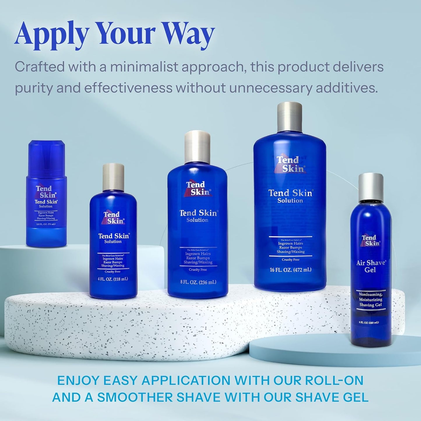Tend Skin Solution - Razor Bump & Ingrown Hair Treatment | Post Shaving Toner, 4 Oz