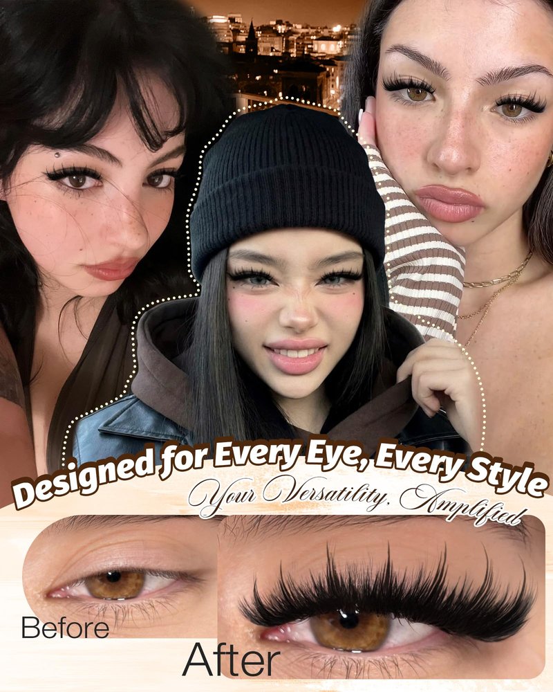 Manga Lash Clusters with Spikes Anime Eyelash Clusters Spiky Wet Cluster Eyelash Extensions Wispy Lashes Clusters Soft Thin Band Individual Lashes Clusters by Delyneph