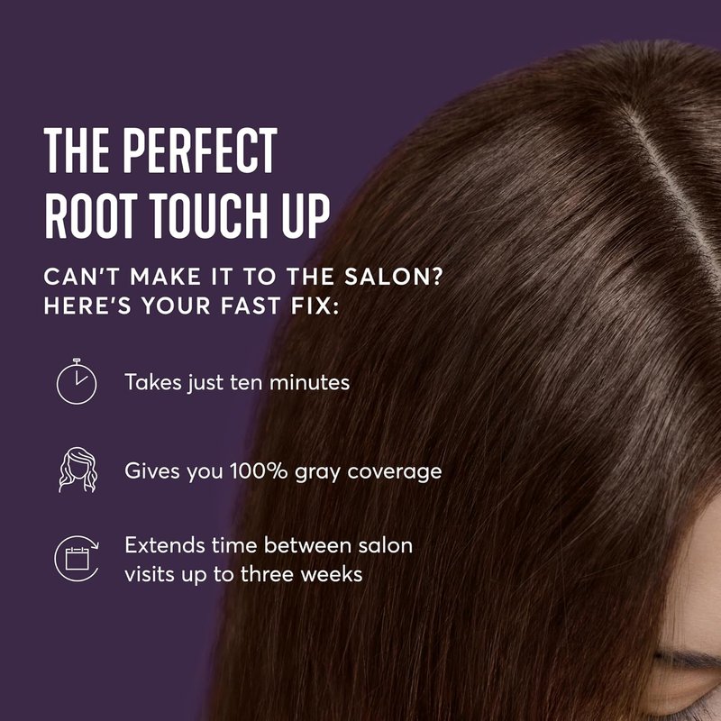 Madison Reed Root Touch Up Kit - 6N Savoca Medium Brown | 100% Gray Coverage, Ammonia-Free, 2 Applications