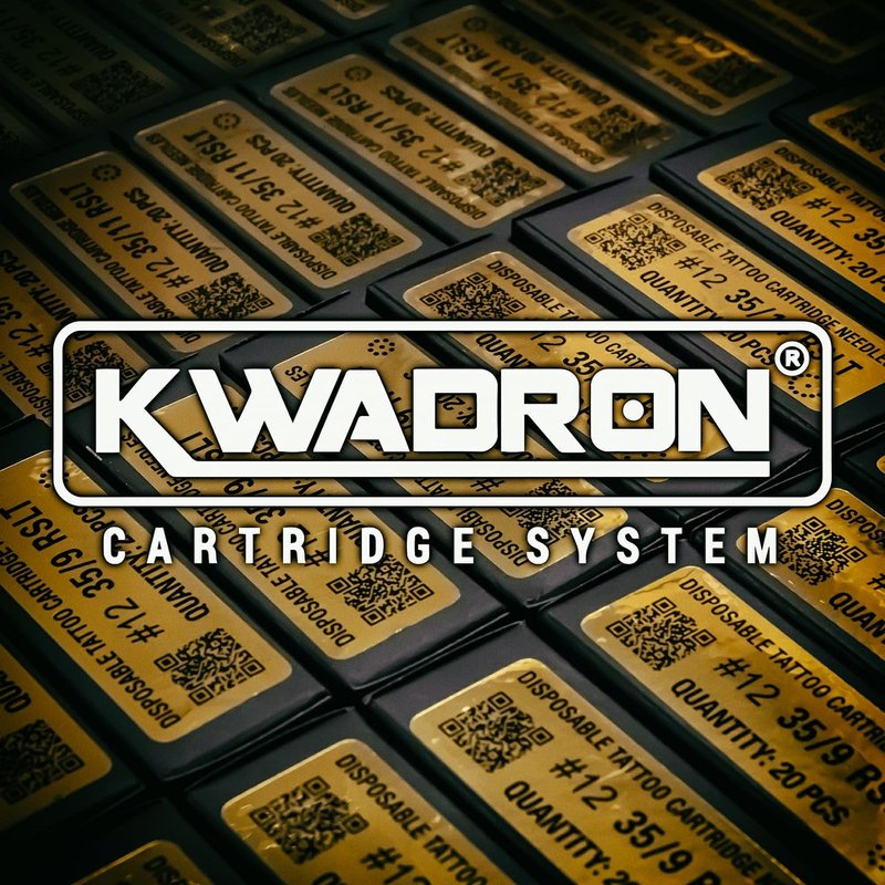 Kwadron Cartridge Tattoo Needles Cartridges, Box of 20, Magnum #10-9 Magnum #10 L Taper - 30/9MGLT