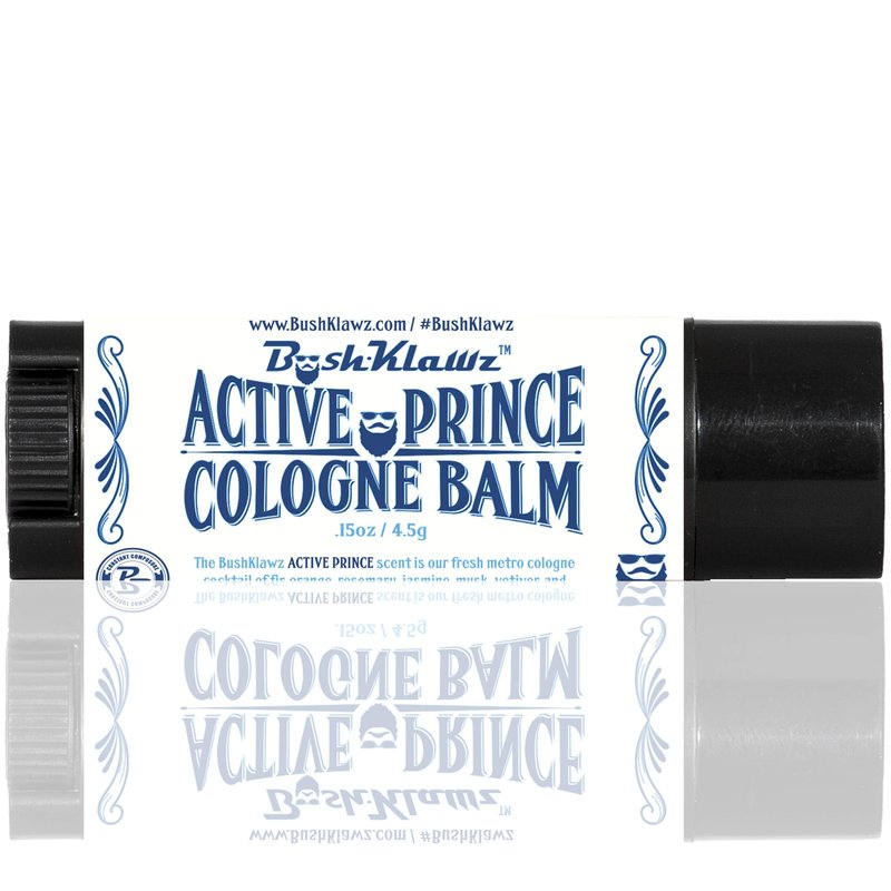 Active Prince Travel Solid Cologne Balm Refreshing Metro Scent for Active Men Alcohol Free