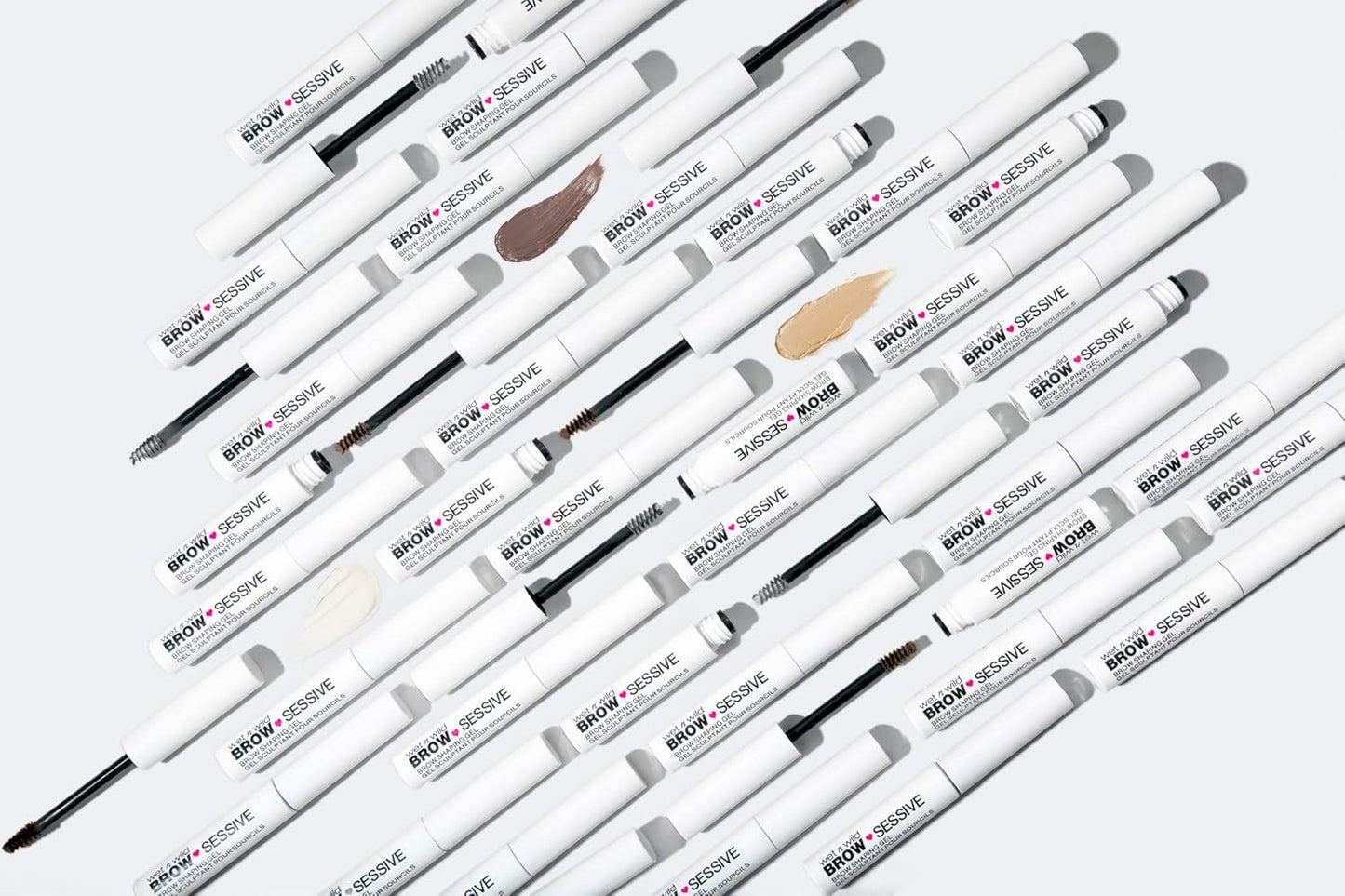 Wet n Wild Brow-Sessive Eyebrow Gel - Long-Lasting Brown Shaping Formula for Perfect Brows