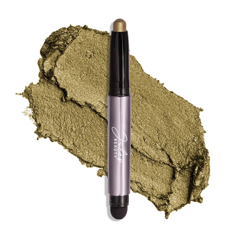 Julep Eyeshadow 101 Cream-to-Powder Waterproof Eyeshadow Stick – Khaki Green Shimmer – Long-Lasting, Buildable, Crease-Proof, Cruelty Free, Shimmer Finish with Built-In Smudger