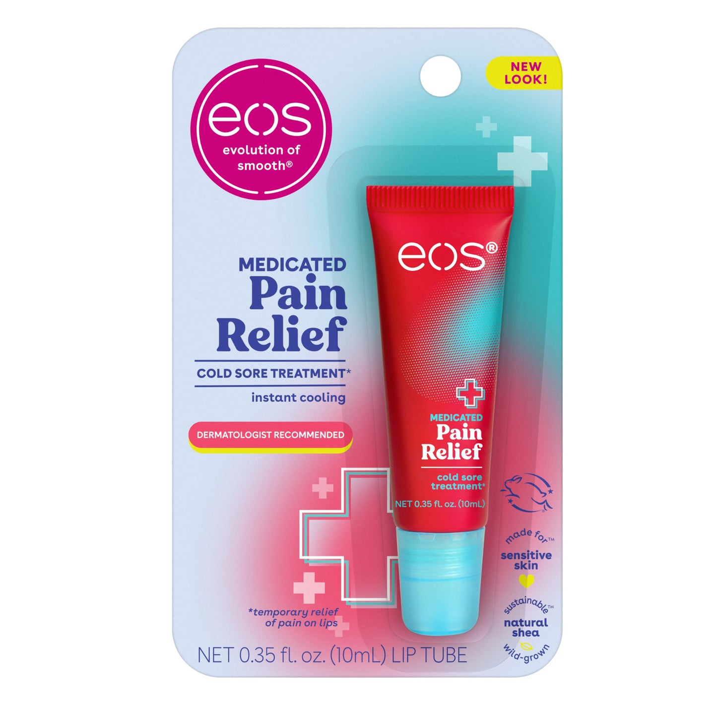 eos Medicated Lip Balm | The Fixer | Repairs Chapped Lips | 0.35 oz | Pack of 2