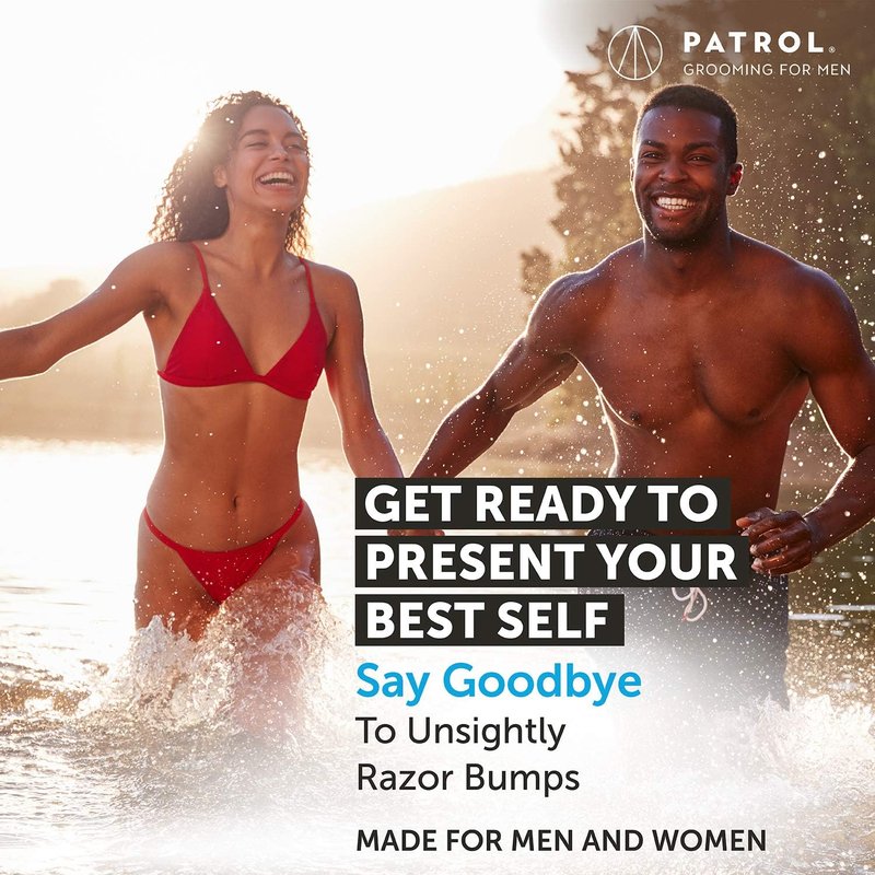 Bump Patrol Sensitive Strength Aftershave Treatment Serum – Razor Bump Stopper and Ingrown Hair Treatment for Men and Women, Alcohol Free Ingrown Hair Serum for Sensitive Skin