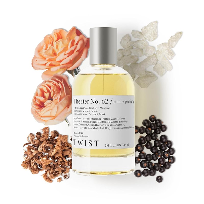 Eau De Parfum for Women - Twist Theater No. 62 | Long-Lasting, Vegan & Paraben-Free Fragrance - 100 ml