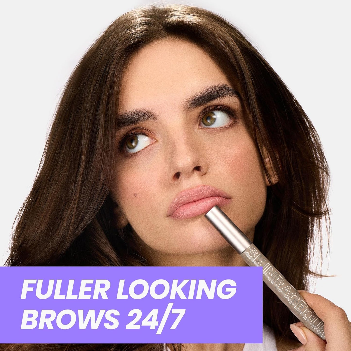 Wonderskin Brow/Do Eyebrow Gel Topper - Skinrageous All-Day Waterproof Tint Mascara (Blonde)