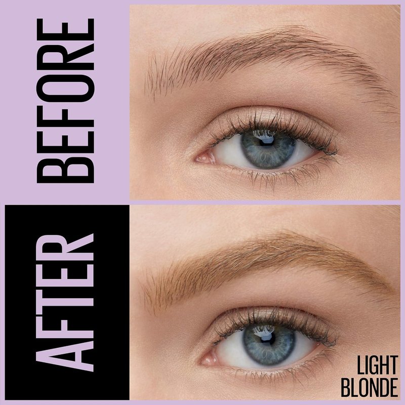 Maybelline 2-In-1 Eyebrow Pencil & Powder - Light Blonde, Easy Application