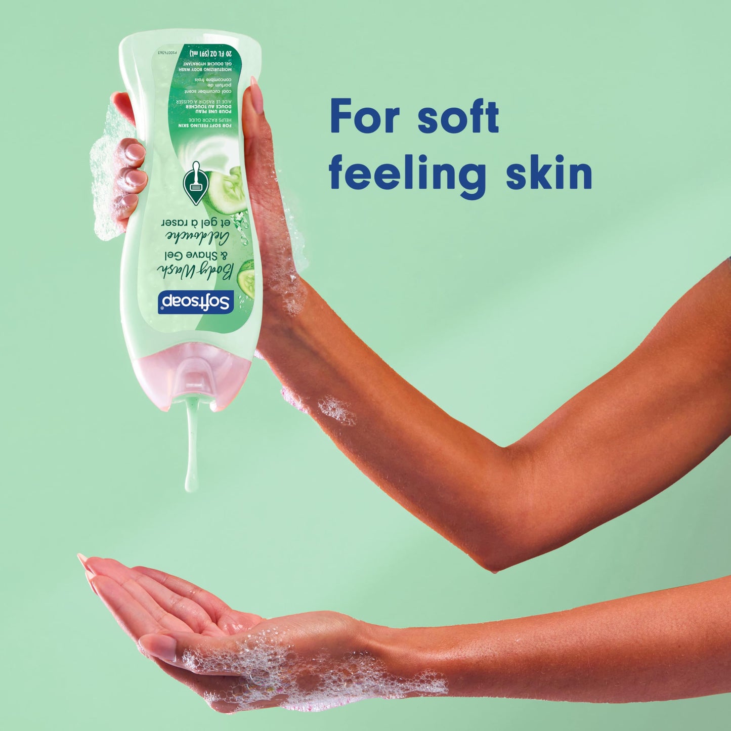 Softsoap Body Wash, Coconut Butter Scrub , Exfoliating Body Wash, 20 Ounce, 4 Pack
