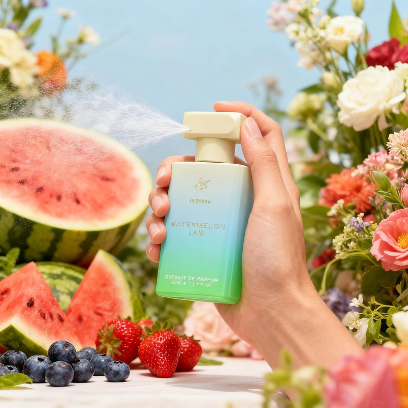 OUSHANG Watermelon Jam Perfume for Women & Men, Fresh Fruity Candy Scent, Juicy Summer Fragrance Eau de Parfum, Long Lasting Sweet Fruit Perfume