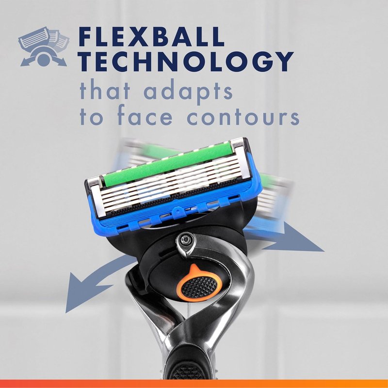 Gillette Fusion ProGlide Shaving Razor - Precision Handle with 4 Blade Refills for Men