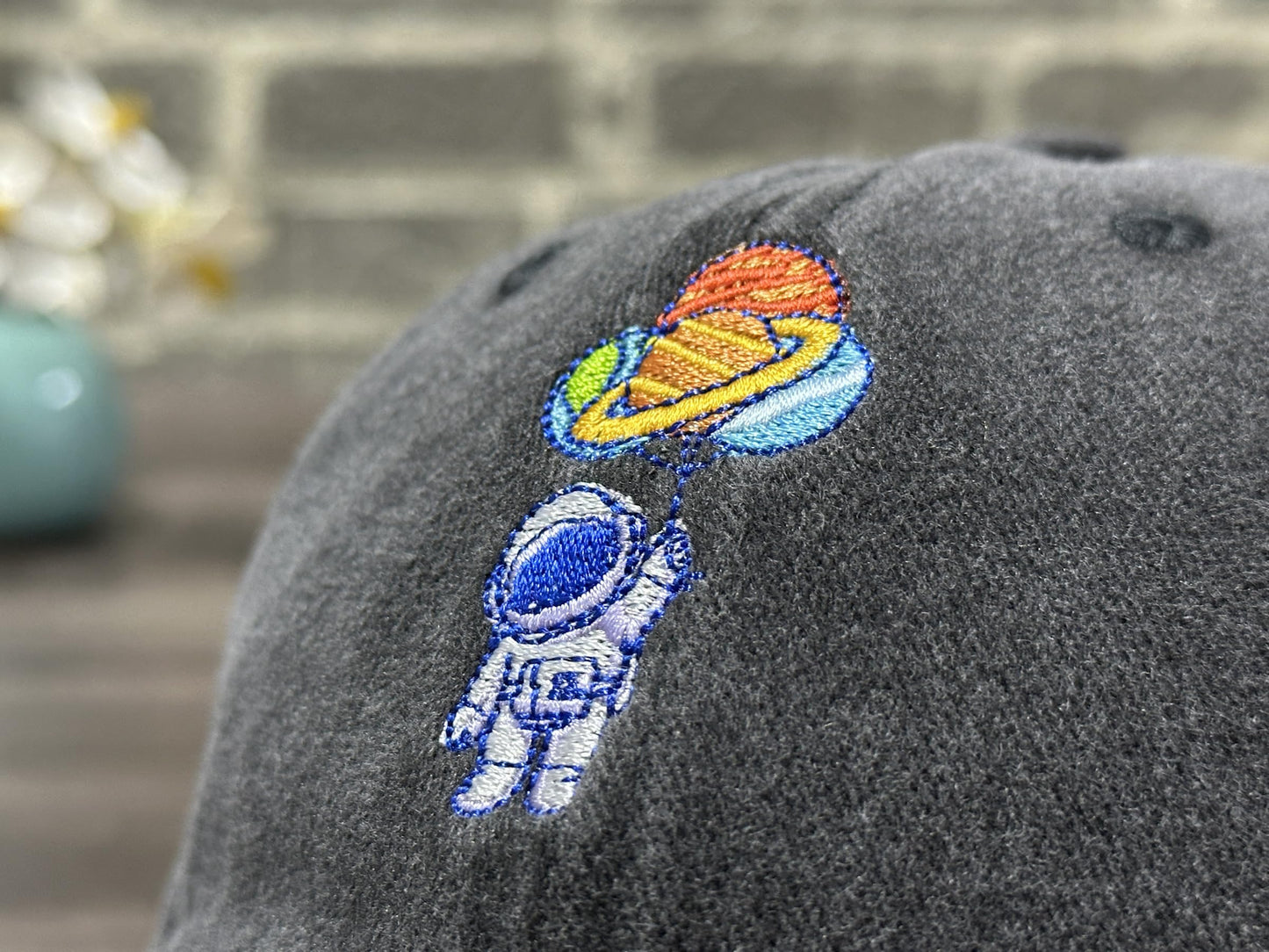 Horpe Kid Astronaut Baseball Hat, Galaxy Spaceman Gifts for Boys, Space Explorer Cap for Child, Adjustable Embroidered Hat for Birthday Party