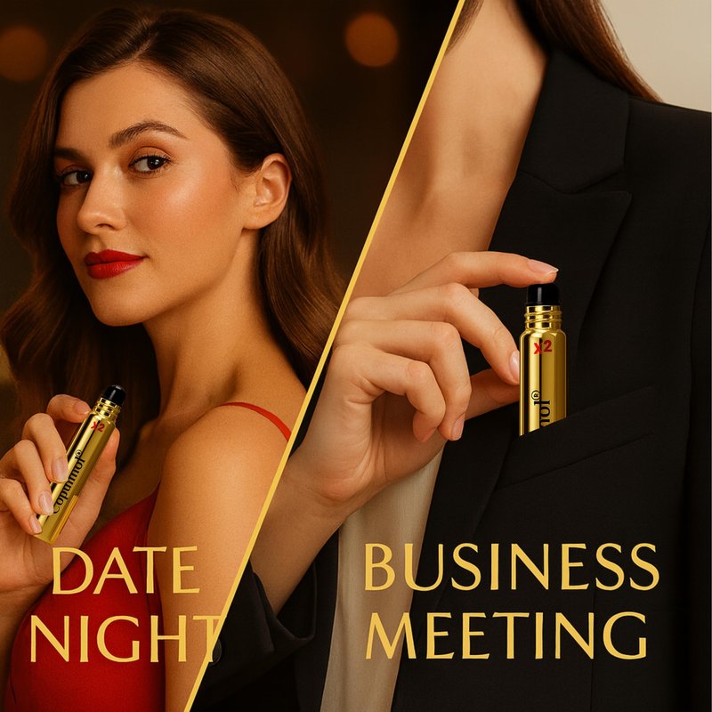 Pheromone Perfume for Woman COPULINOL X2 0.27 Fl Oz Roll On Perfume - Long Lasting Pheromone Oil That Blends with Your Body - Womens Perfume Concentrated Formula for Everyday Use