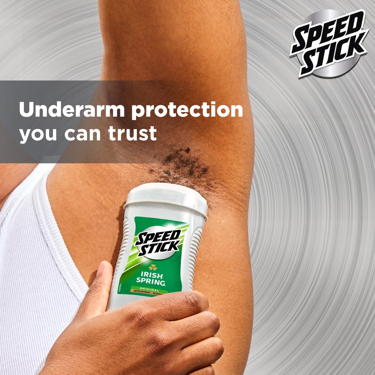 Speed Stick Antiperspirant Deodorant for Men, 72 HR Sweat & Odor Protection, Irish Spring Scent, 2.7 oz Stick (4 Pack)