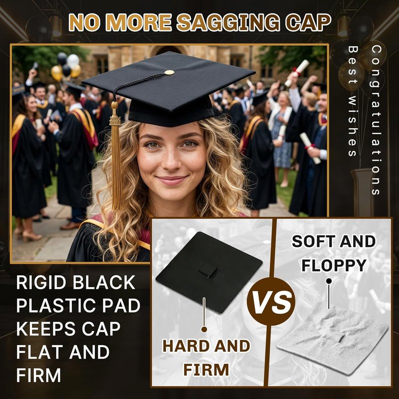 Graduation Cap Headband | 2026 Class Photo-Ready Hat Accessory for Women