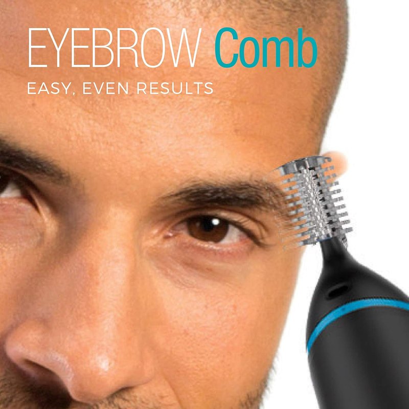 Remington Nose, Ear & Eyebrow Trimmer - Dual Edge Precision Blades, Waterproof Groomer & Easy-Clean System