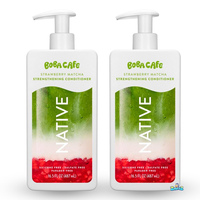 Native Limited Edition Strawberry Matcha Shampoo and Conditioner 16.5 fl oz - Pack Of 02