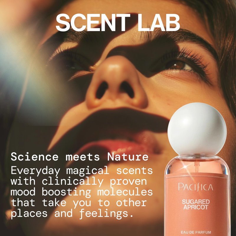 Pacifica Sugared Apricot Perfume for Women – Sweet Fruity Floral Eau de Parfum with Apricot Peach Jasmine Vanilla Sandalwood – Vegan Clean Beauty Long Lasting Fragrance Spray, 1 Fl Oz
