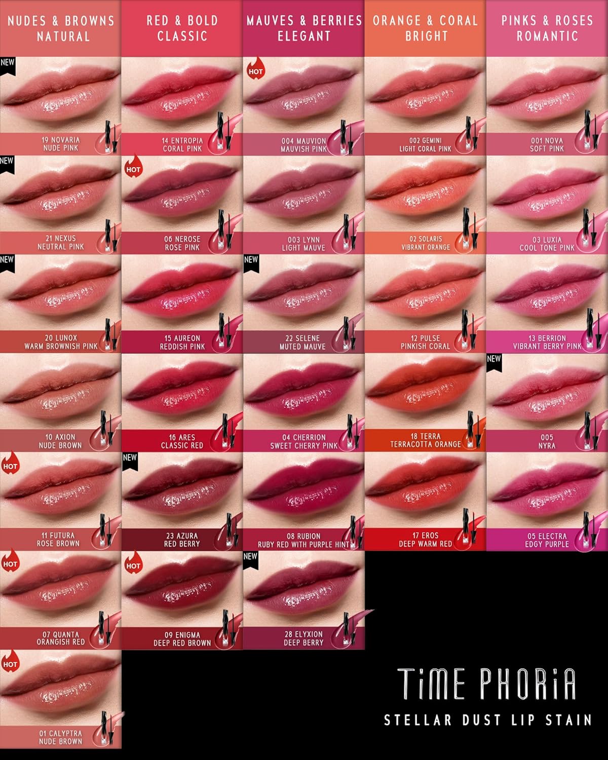 Stellar Dust Lip Stain - Transfer-Proof Soft Pink Lip Gloss | High-Pigment, Hydrating & Long-Lasting