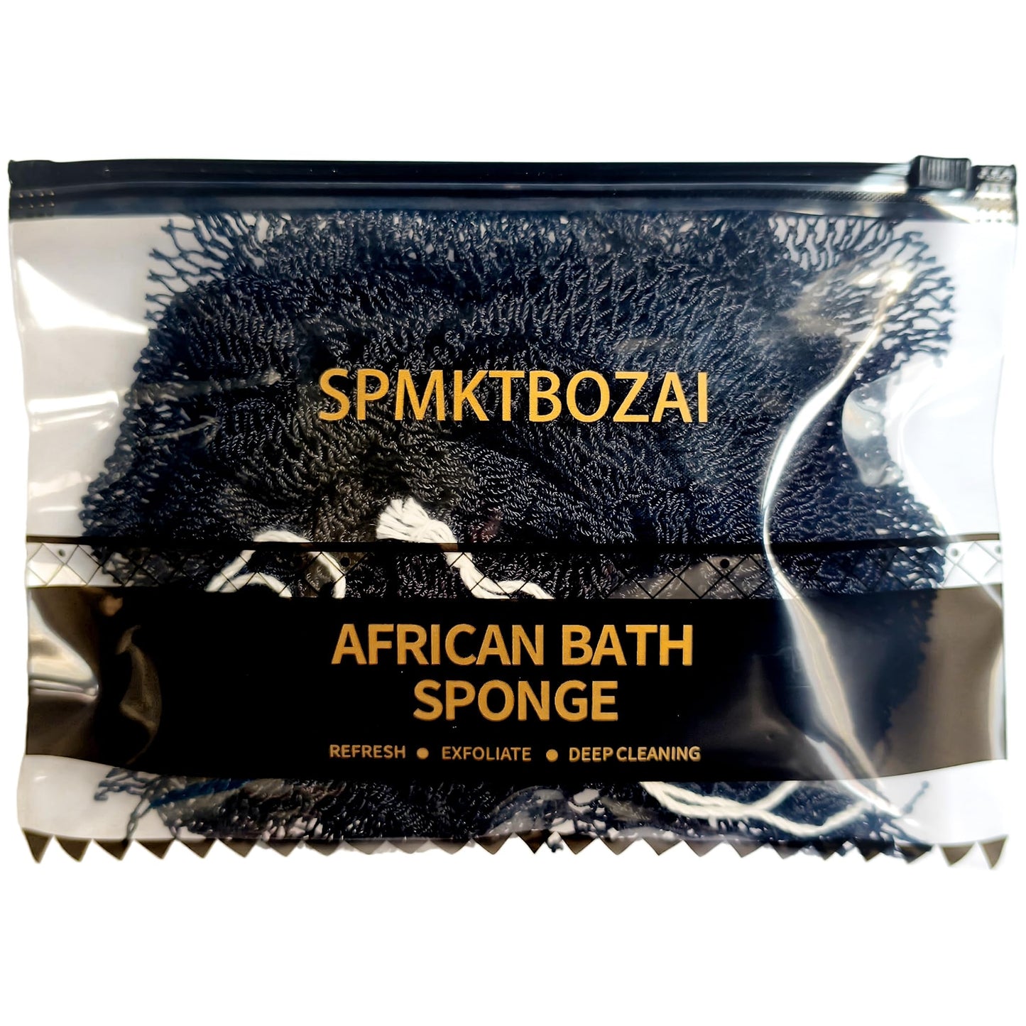SPMKTBOZAI Authentic African Net Sponge; Long Exfoliating Body Scrubber; Traditional African Washcloth for Dead Skin & Smooth KP; Hygienic Fast Dry Loofah Alternative; for Men & Women