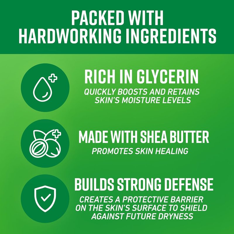 O’Keeffe’s Hardworking Body Lotion - Daily Hydration for Dry Skin | 12 oz Pump, Non-Greasy & Lightweight Formula