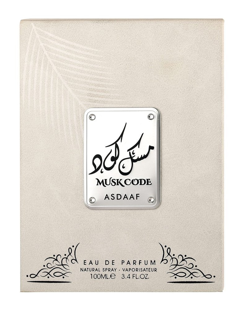 Lattafa Asdaaf Musk Code Eau De Parfum Spray for Unisex, 3.4 Ounce