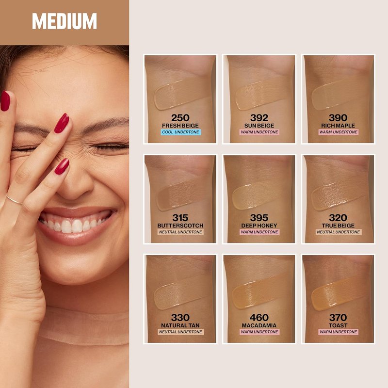 Revlon ColorStay Liquid Foundation - Longwear Medium-Full Coverage, SPF 20, 370 Toast, 1 Fl Oz